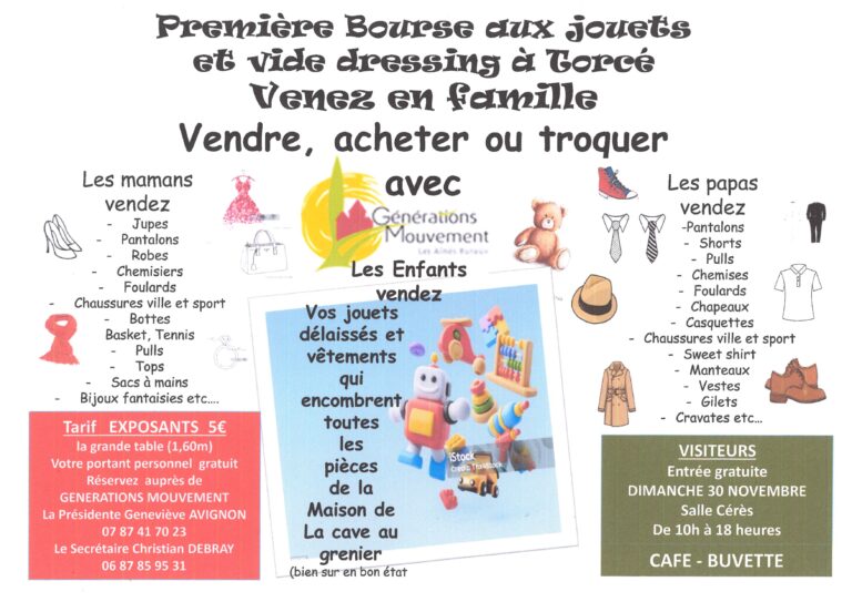 Lire la suite à propos de l’article Bourse aux jouets