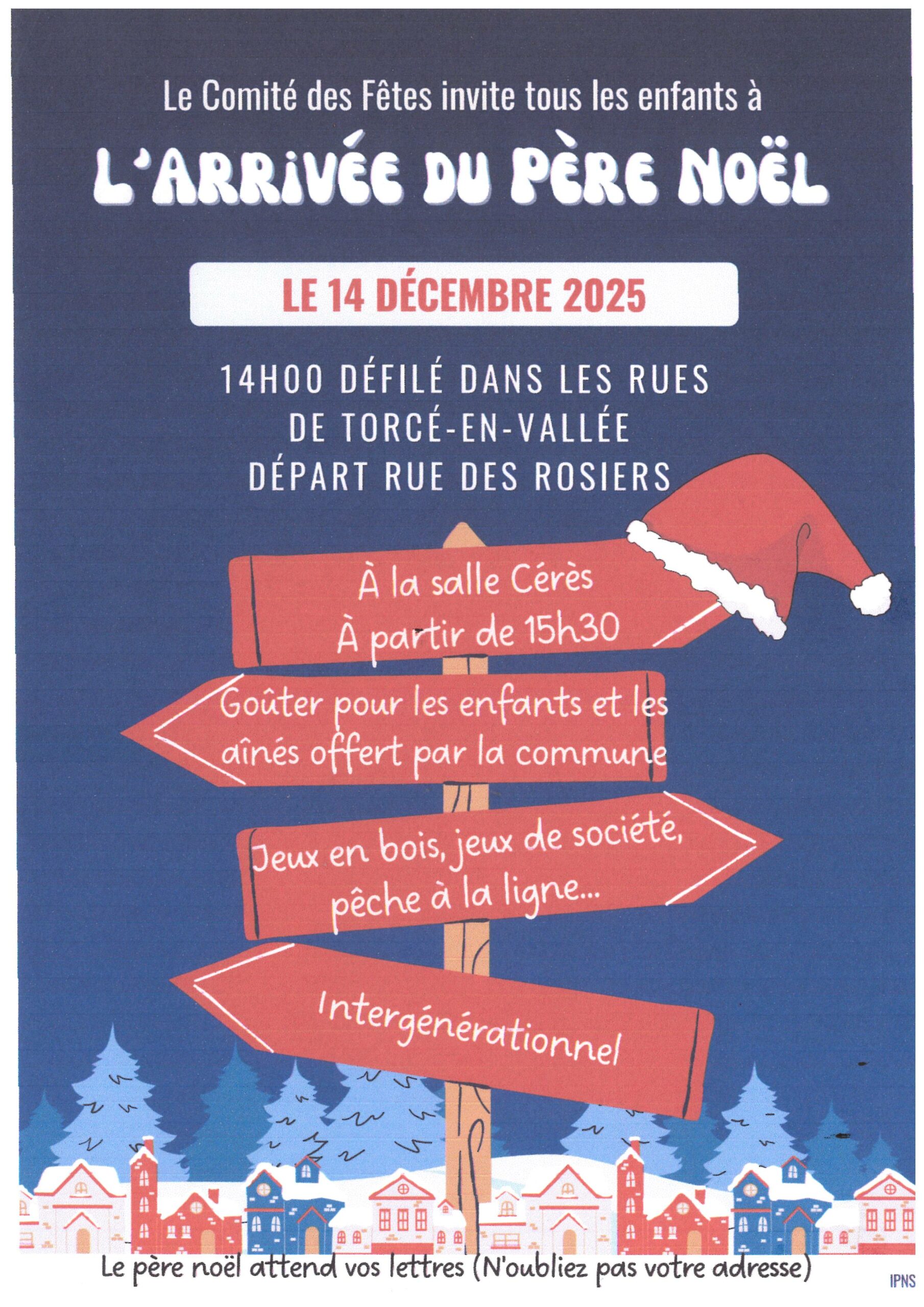 Lire la suite à propos de l’article ARRIVEE DU PERE NOEL 14 DECEMBRE 2025
