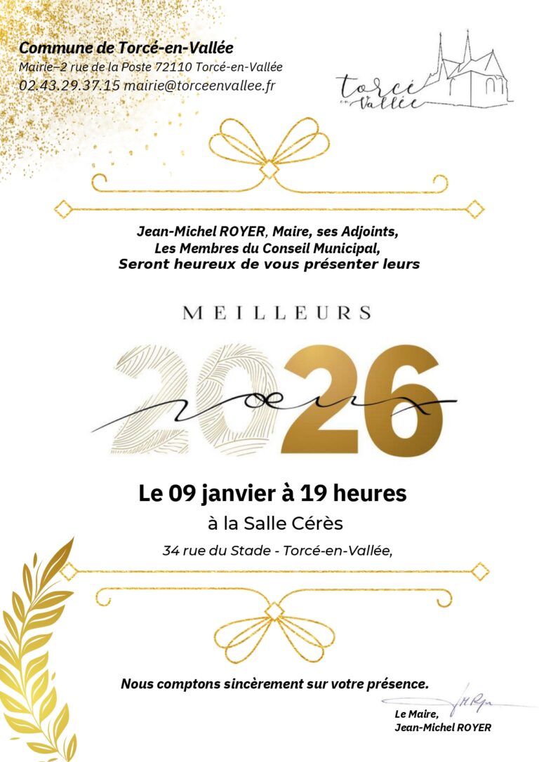 Lire la suite à propos de l’article VOEUX 2026