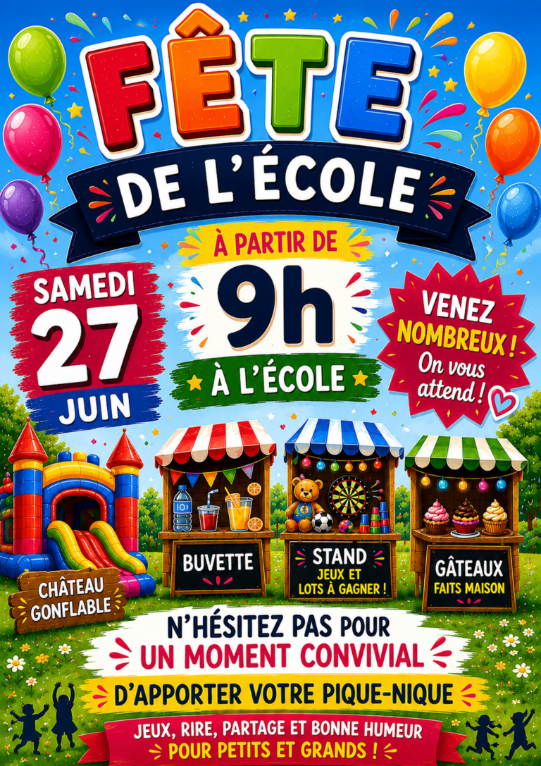 Lire la suite à propos de l’article FETE DE L&rsquo;ECOLE